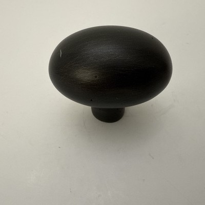 Emtek 86217MB Sandcast Egg 1-3/4 Inch Oval Cabinet Knob - Bronze