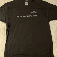Vtg Microsoft Visual Studio Are You Looking At My Code T-shirt New Large  42 44