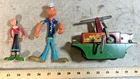 Marx Popeye & Olive Oyl Windup Handcar, O Gauge, Great Shape - parts restore (C)