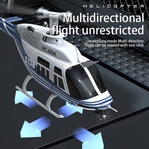 2024 New RC Helicopter Optical Flow Location 6 Channel Drone Helicopter - Picture 7 of 25