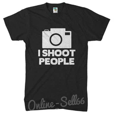 I Shoot People Photographer Funny Tshirt Photography T Shirt Camera Mens Womens