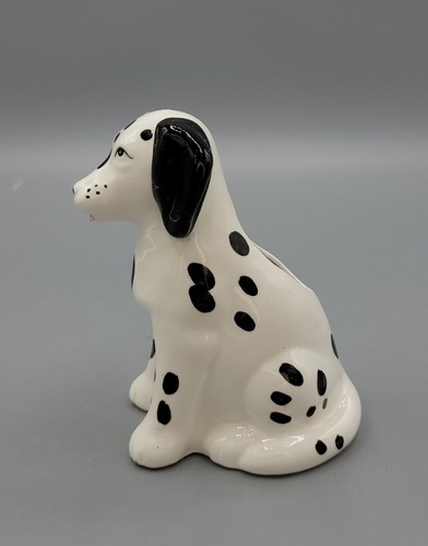 Vintage Dog Dalmatian Figurine Small Planter Pencil Holder SDD Five & Dime 1986 - Picture 3 of 10