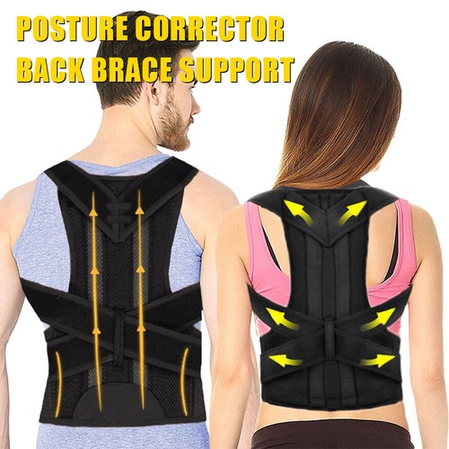 Perfect Posture Back Corrector Shoulder Support Brace Belt Therapy Adjustable