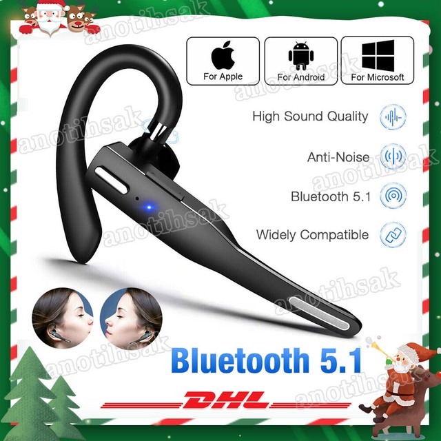 DHL Bluetooth 5.1 Headset In Ear Ohrbügel Einohr Freisprecheinrichtung Für Handy DHL Bluetooth 5.1 Headset In Ear Ohrbügel Einohr Freisprecheinrichtung Für Handy