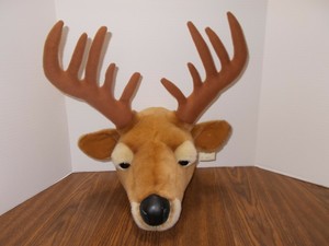 stuffed animal deer mount