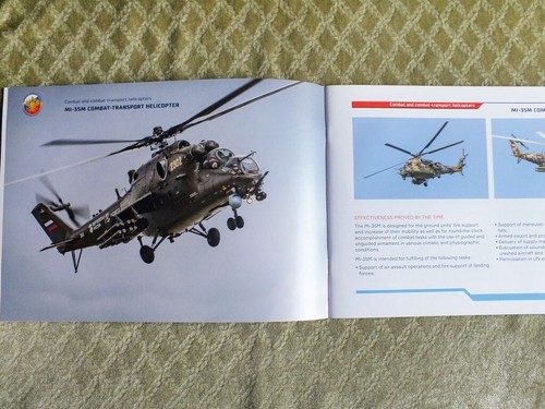 ROSOBORONEXPORT Russian Army Combat & Transport Helicopter Catalog Brochure 2022 - Picture 2 of 12