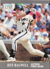 1991 Ultra Update Jeff Bagwell Rookie Houston Astros #U-79
