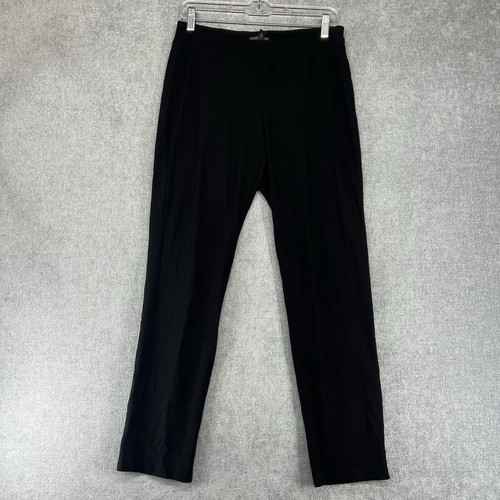 Eileen Fisher Pants Womens XS Black Crepe Dress Pant Pull On Casual Slack