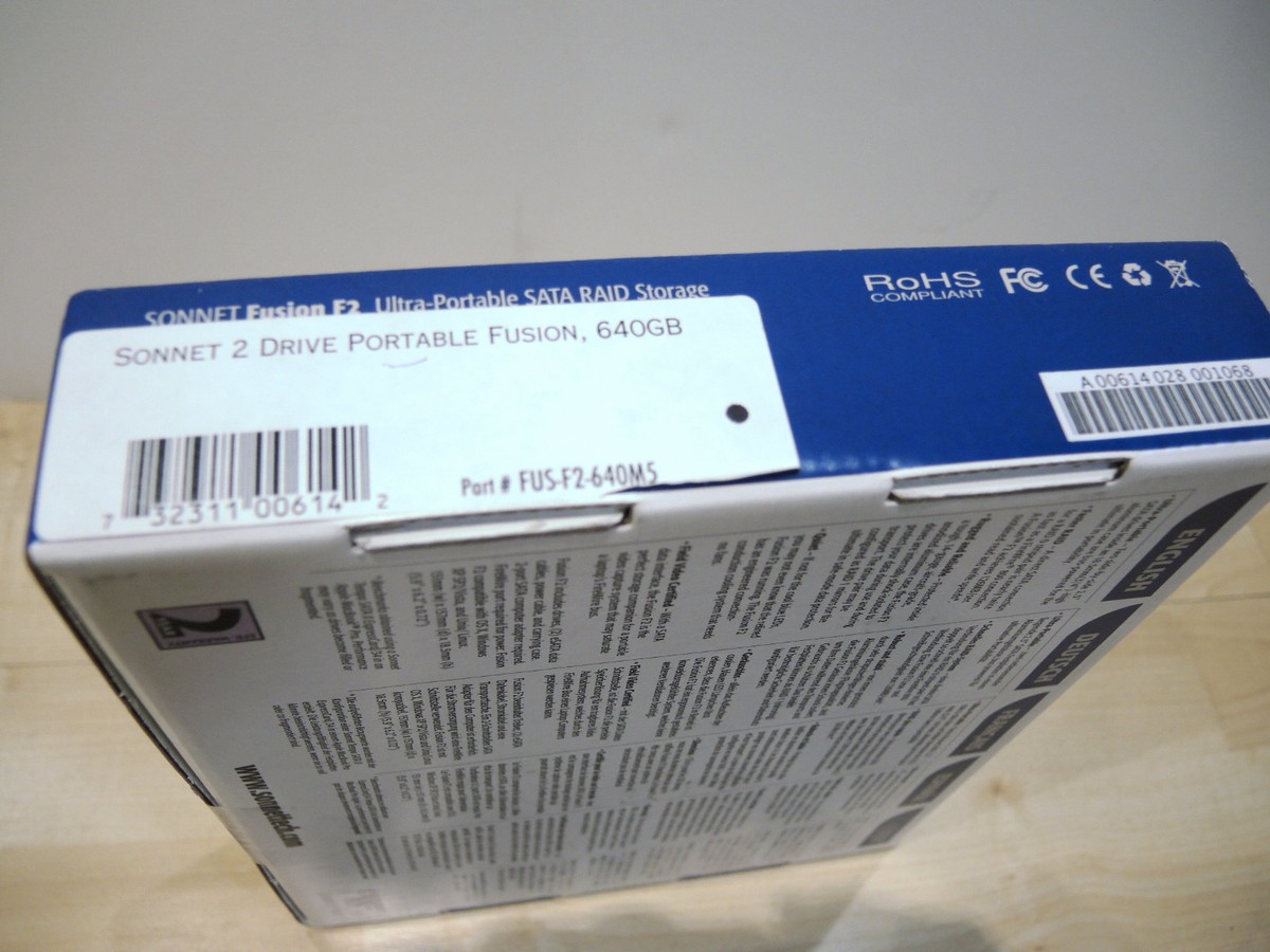 Sonnet Fusion F2 – 640GB RAID Portatile ESATA (Nuovo) – Archiviazione Veloce - Foto 3