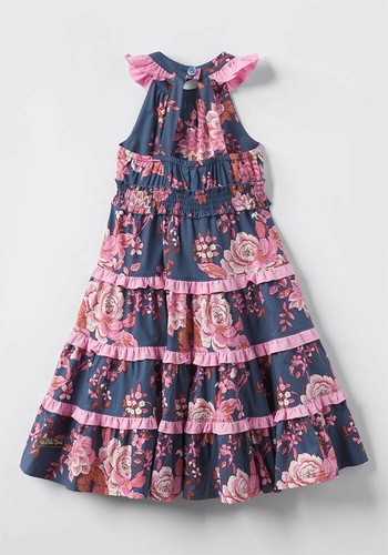 NWT Matilda Jane Enchanted Garden Clarabelle Halter Maxi Dress Size 4 NEW - Picture 3 of 4