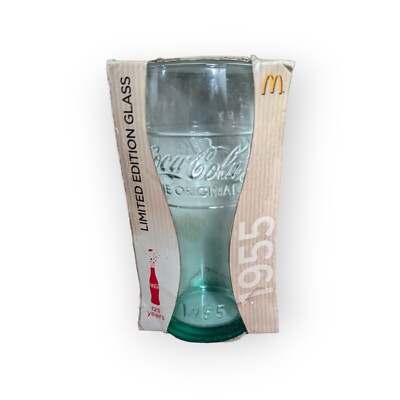 1x McDonalds grünes Coca Cola Glas 2011 125 Jahre mit Verpackung 