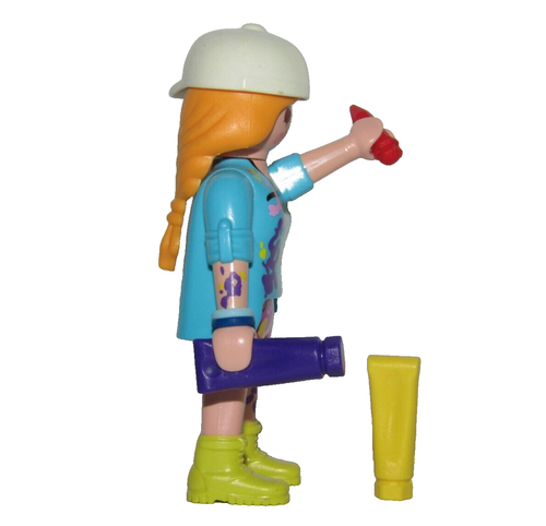 Playmobil Manga Otaku artist Girl with pencil & color paints - C13 - Picture 2 of 4