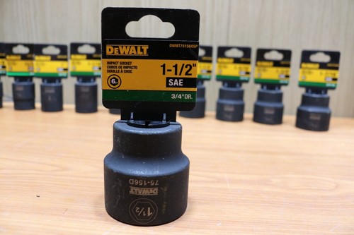 DEWALT 3/4" Drive Impact Socket 6pt SAE AF Imperial 3/4" to 1 1/12" Heavy Duty - Picture 15 of 29