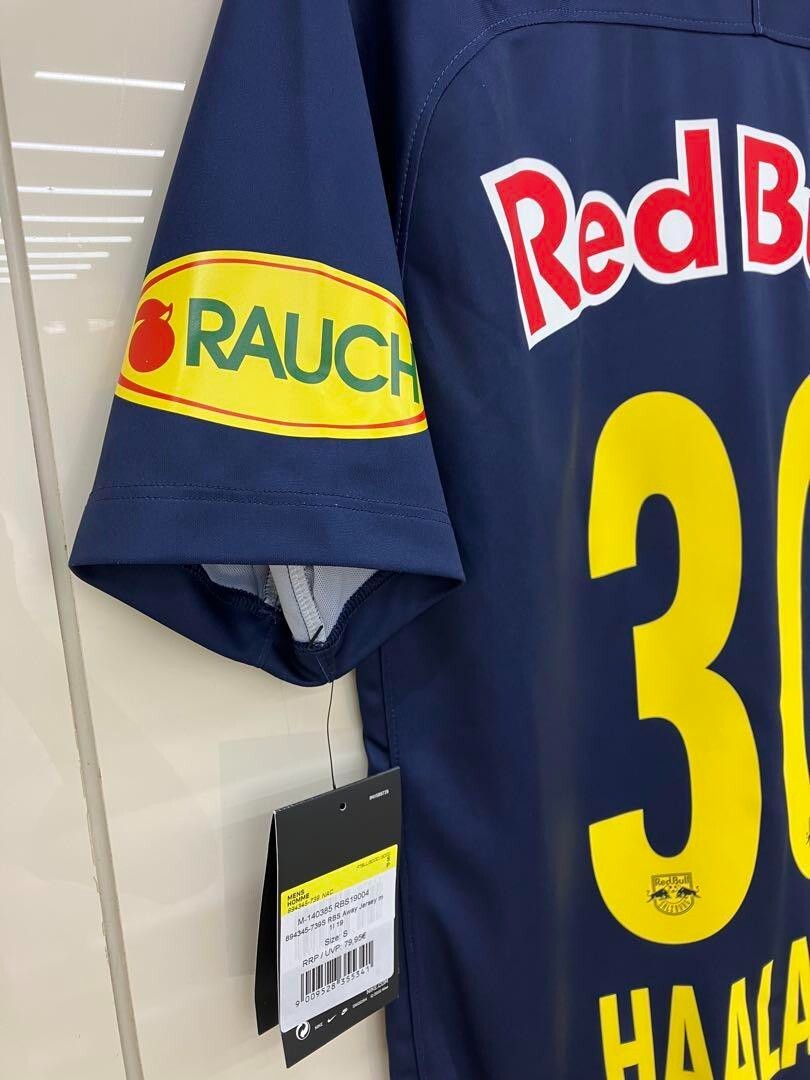 BNWT 2019 2020 Red Bull Salzburg No.30 HAALAND Official Away