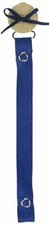 ClassyPaci Wooden Bow Pacifier Clip, Blue