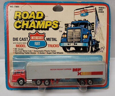 Vintage HO Scale Road Champs MFX Tractor Trailer-NIP Motor Freight Express