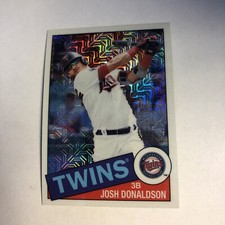 2020 Topps Update JOSH DONALDSON Silver Pack 1985 Chrome CPC-32