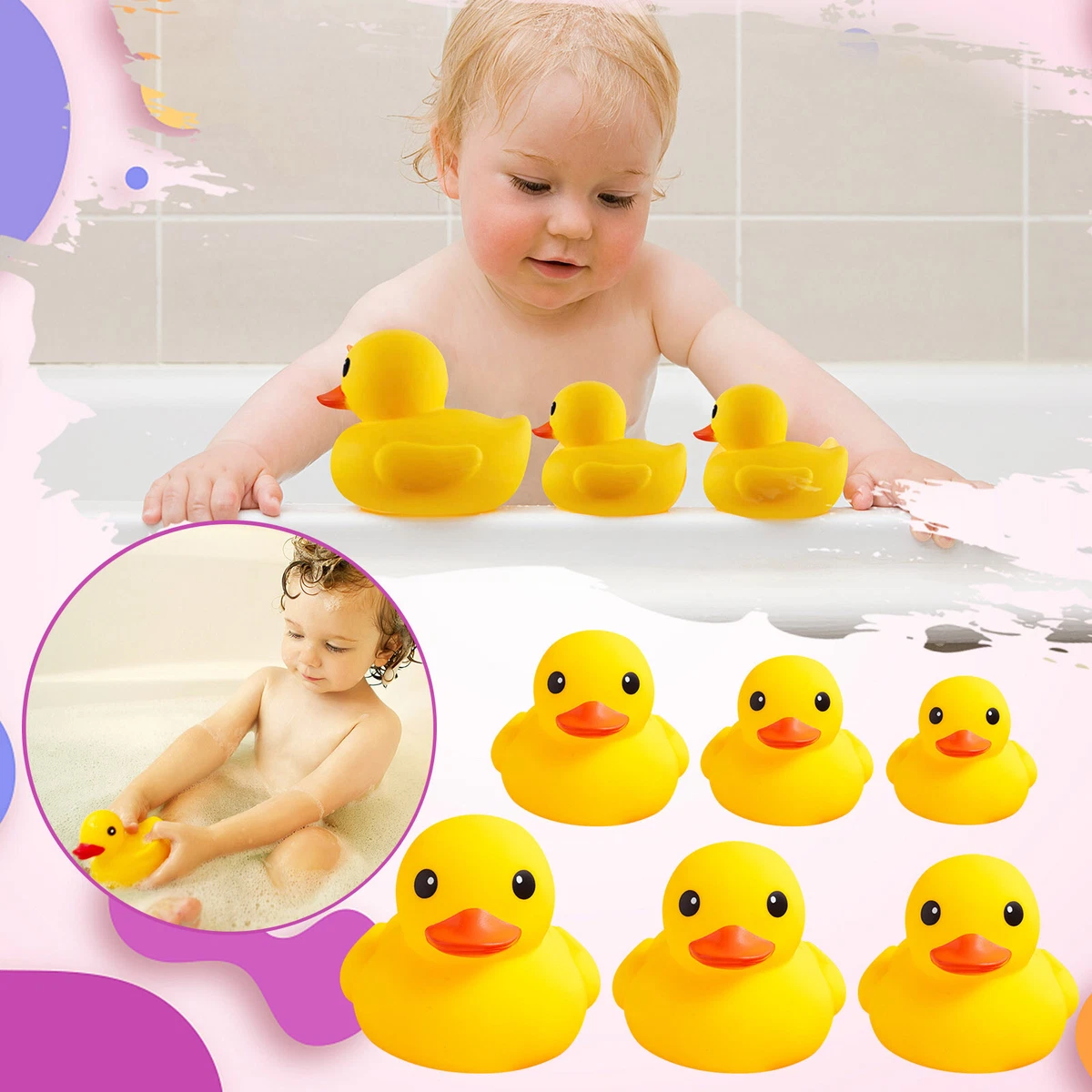 Rubber duck cheap baby bath