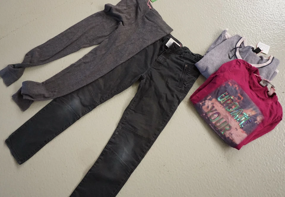 Paket Kinderbekleidung 2 Hosen / 2 Oberteile Gr. 158/164 / 152 Gr. M (GS19-258) - Bild 3 von 3