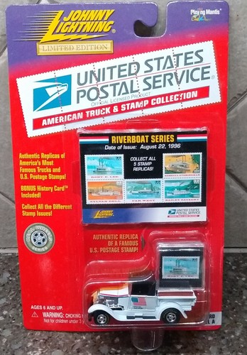 JOHNNY LIGHTNING 1929 FORD MODEL A U.S. POSTAL SERVICE USPS RIVERBOAT SERIES