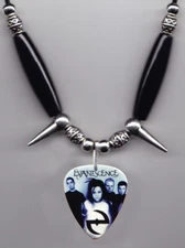 Evanescence Band Photo Guitar Pick Necklace - Amy Lee