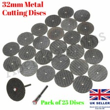 25 x Metal Cutting Discs 32mm