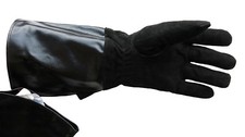 Russian Military Driver Rider Gloves. Suede. Black. Made in USSR. Warm New 