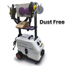 F7 Pneumatic&Electric Car Vehicle Grinding Two Senders Sanding Machine Dust Free