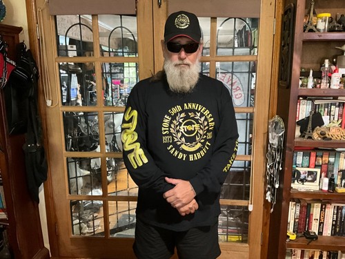 LONG SLEEVE STONE t shirt & sleeves Aussie sizes MAN CAVE IDEA gift idea BIKER - Picture 5 of 5