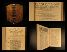1587 Justinian LAW Corpus Juris Civilis Codex Digest Godefroy Modius Commentary