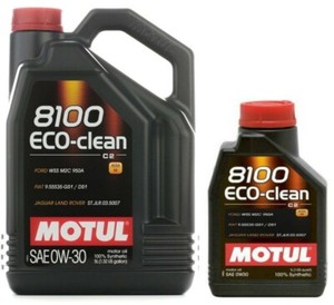 4 Litri MOTUL 8100 X-CLEAN+ EFE 0W-30 OLIO MOTORE AUTO Sintetico Acea C3 Flacone 1 Lt 04mo34