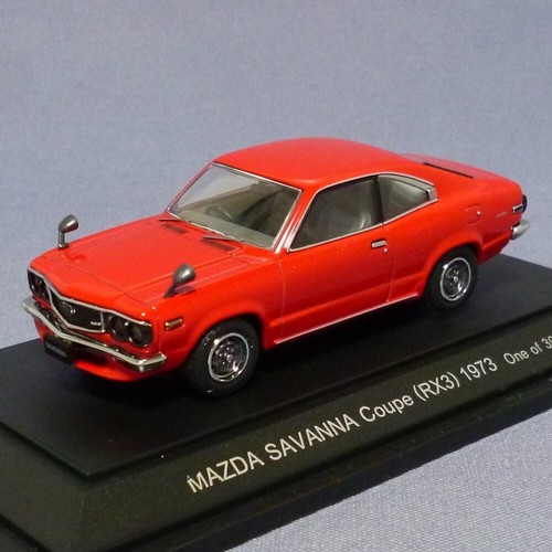 1:43 EBBRO MAZDA SAVANNA GT RX-3 S124A RED 1973 DIECAST MODEL CAR FROM JAPAN