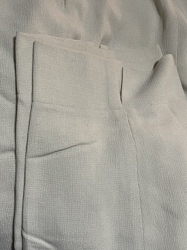 Philippe Adec ~France Smart Classic Tailored Ivory Dress Trousers: FR 50 (UK 22) - Picture 6 of 9