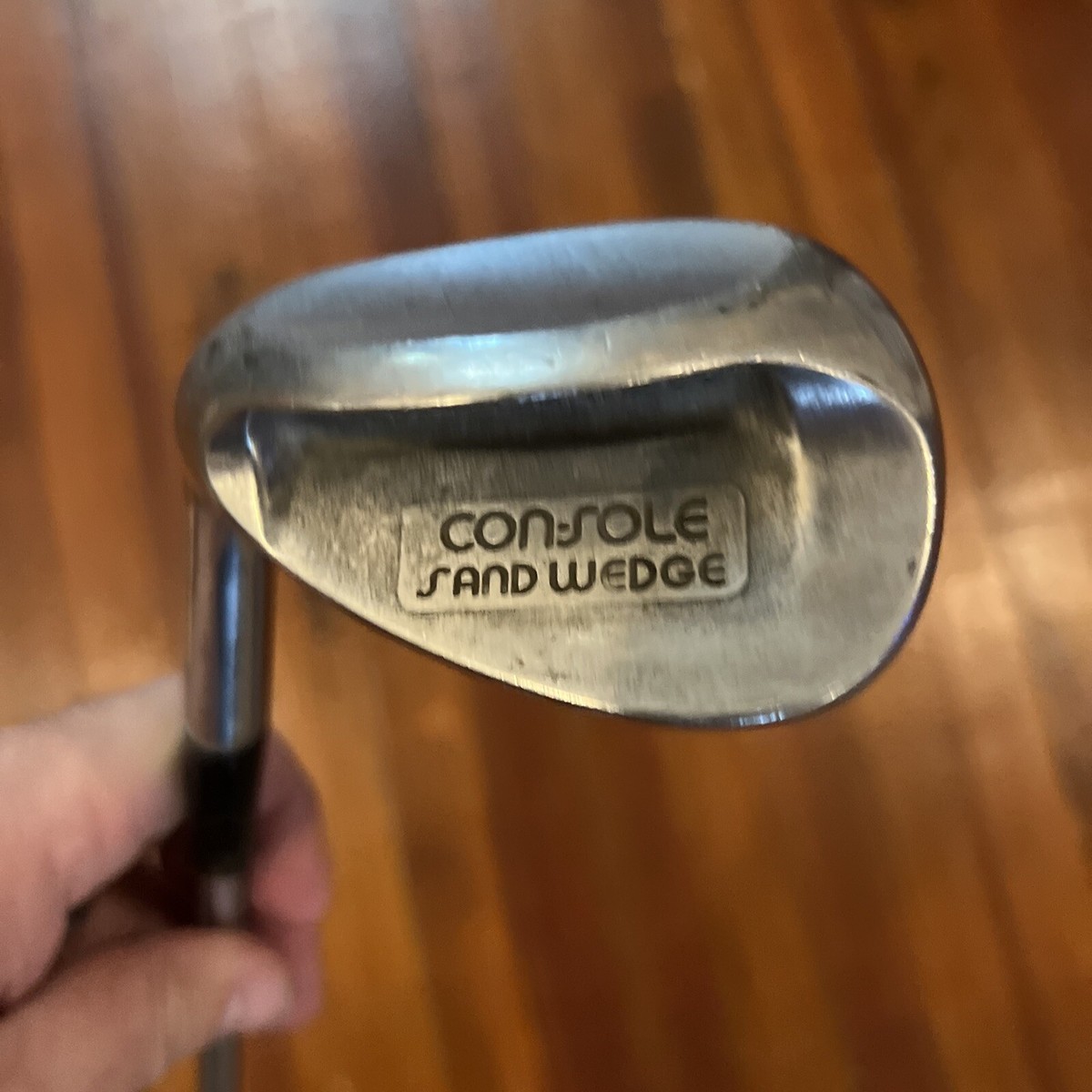 稀少品‼️Console Sand Wedge PAT. NO. 223.564 CONSOLE SAND WEDGE PAT. PEND. STEEL SHAFT vintage rare -LH