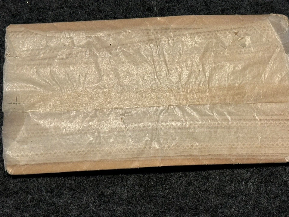 De Colección Punto de Plumas Bordado Trenza Bordado Crudo Garantizado Alemania Envoltura Original Foto 3 de 4