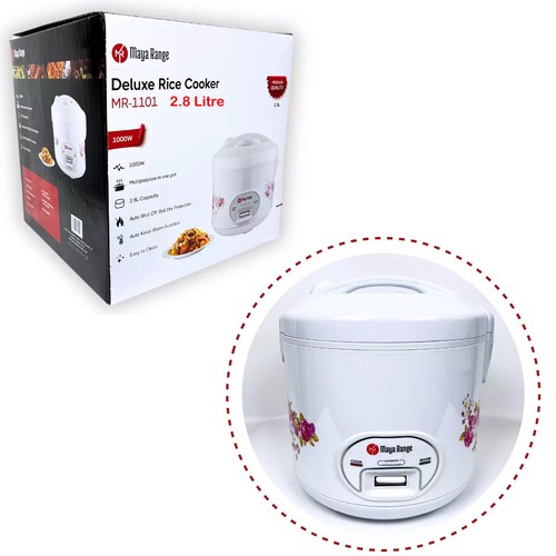 Máquina Arrocera 1.8L/2.8L Olla Antiadherente Apagado Automático Mantener Caliente 700W-1000W - Imagen 14 de 14