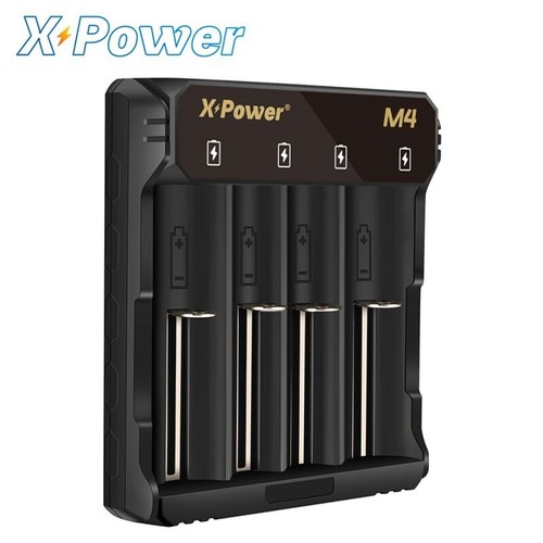 Quadruple chargeur Via USB INCLU pour Accus ronds sauf piles AA et AAA - Afbeelding 4 van 4