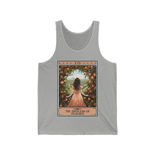 The Princess Of Peaches Tarot Card Tank Top, Peach Fruit - Picture 5 of 16