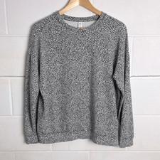 Athleta studio to street printed pullover sweatshirt