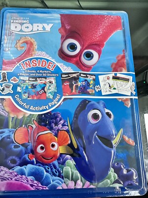 Happy Tin: Disney Pixar Finding NEMO Dory Collector's Tin kit, new, sealed.