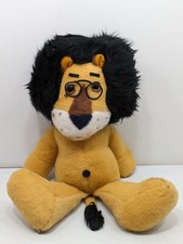 VINTAGE 70s ANIMAL FAIR HUBERT THE LION Harris Bank Trust 26" Plush Stuffed Toy
