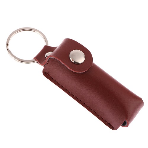 USB Case Protective Bag Portable Pocket Leather Key Ring For Usb Flash Drive - Afbeelding 12 van 14