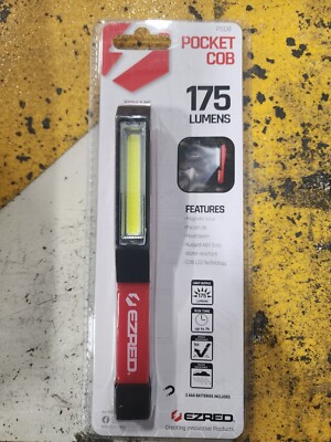 175 Lumen! EZ Red Pocket COB LED Stick Light w/ Pocket clip #PCOB