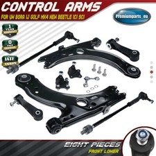 8x Suspension Wishbone Arm Kit Front Lower for VW Bora 1J Golf MK4 New Beetle