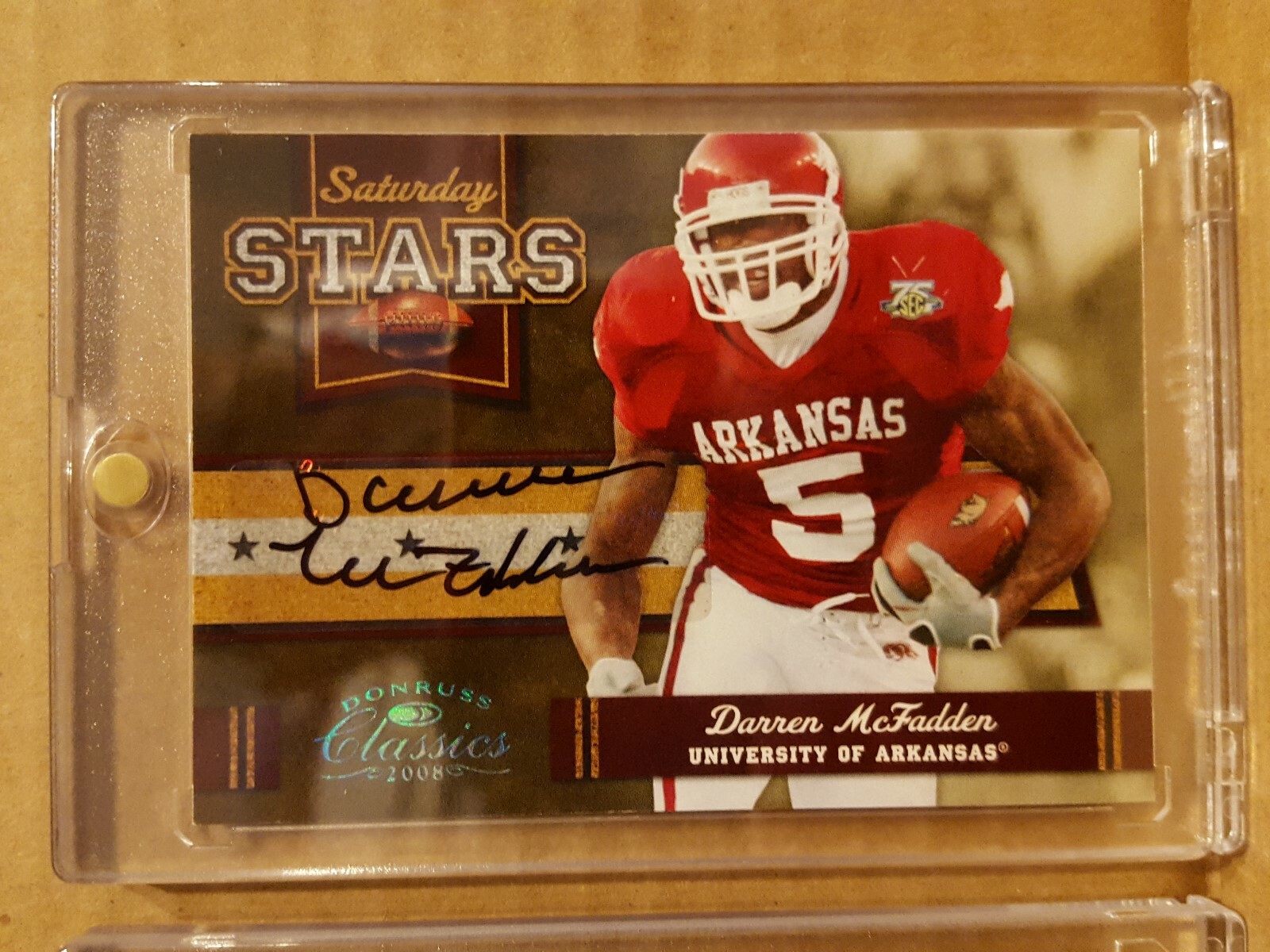 Darren McFadden Donruss Classics Saturday Stars #SS24 Autograph