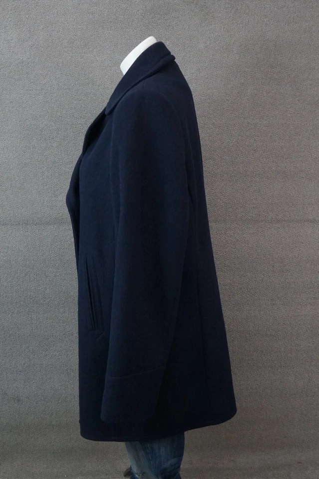 Chaquetón Pendleton Vintage Para Mujer Azul Corderos Lana Nylon Doble Pecho Talla L Foto 3 de 4