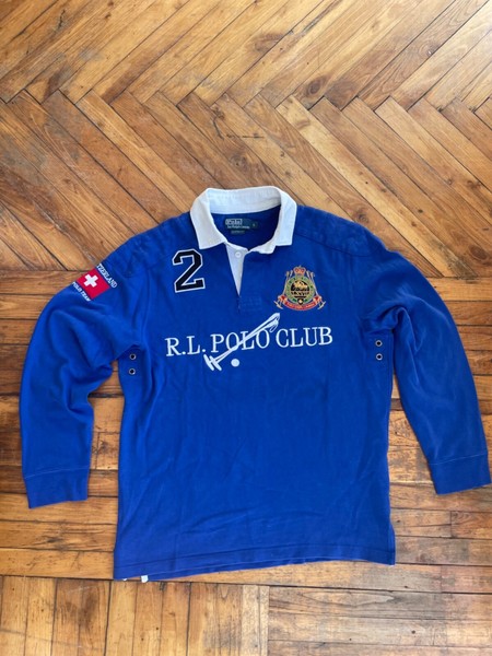 camisas polo ralph lauren Swiss polo team Sz L