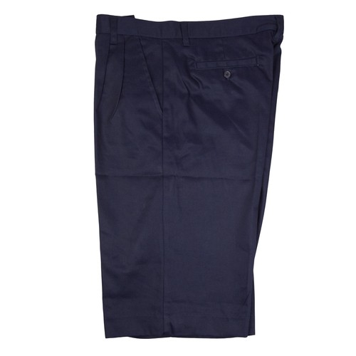 Husky Boys Navy Shorts S96114H-NVY Pleated Front Genuine Uniforms 10H to 20H - Picture 3 of 3