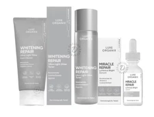 Luxe Organix Ultra Light Glow Cleanser, Toner & 4% Niacinamide Serum Set