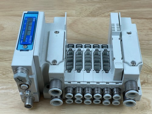 SMC 5-Slot Valve Bank mit EX260-SEN2 Serial Interface Module - Bild 2 von 8